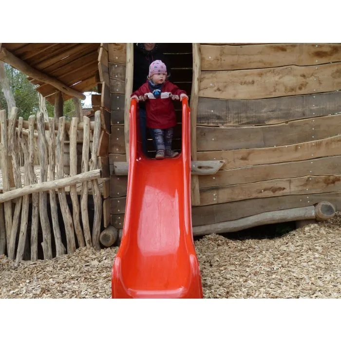 Slide for Swing Set red 210cm polyester fiberglass