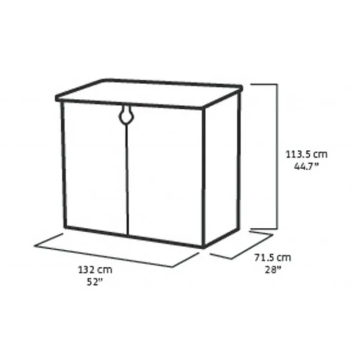 Wheelie bin cover double 130x110x74cm