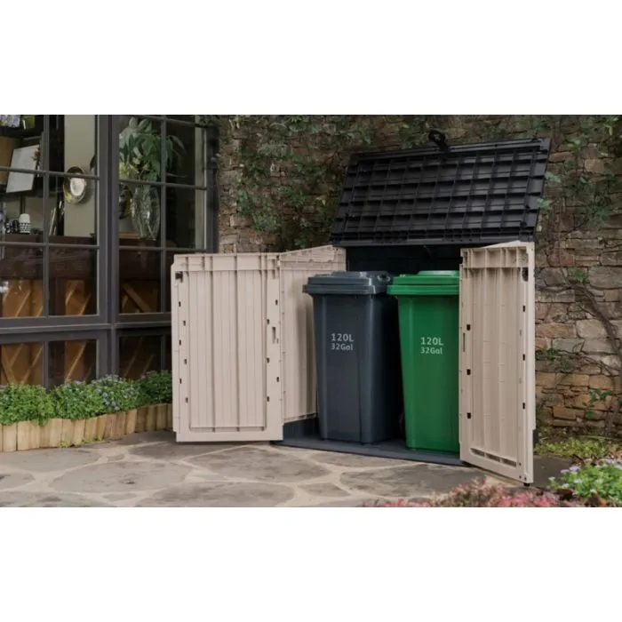 Wheelie bin cover double 130x110x74cm