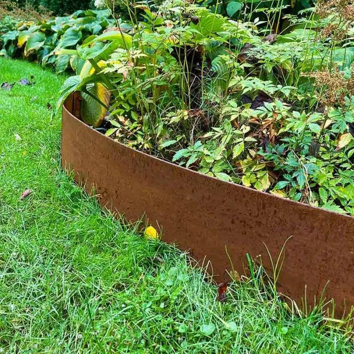Border edging Corten Steel 100x17.5cm/1.5mm