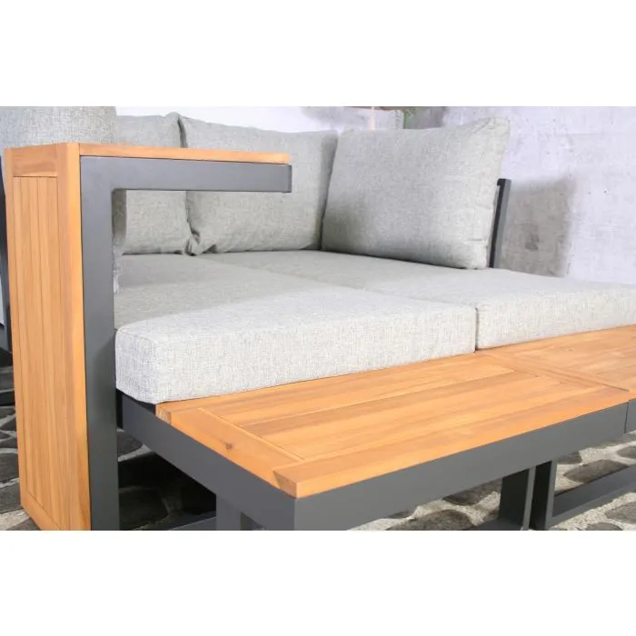 Garden furniture aluminium lounge Olympia