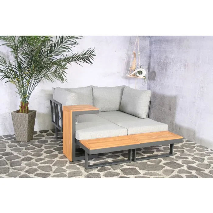 Garden furniture aluminium lounge Olympia