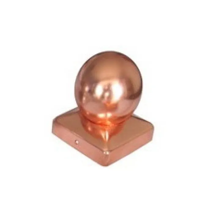 Post caps copper ball 71x71mm