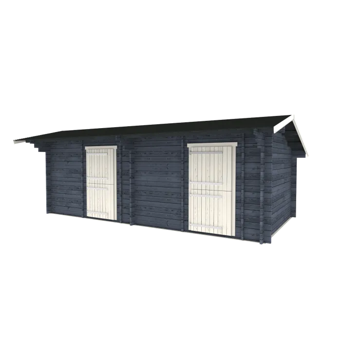Horse barn duo wood 7,5x3,8m
