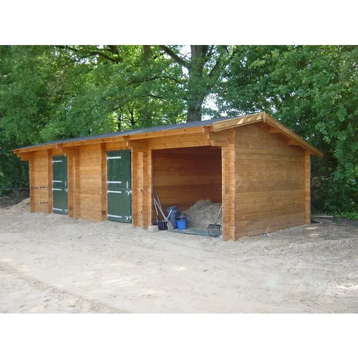 Horse barn triple 10.3x3.8m