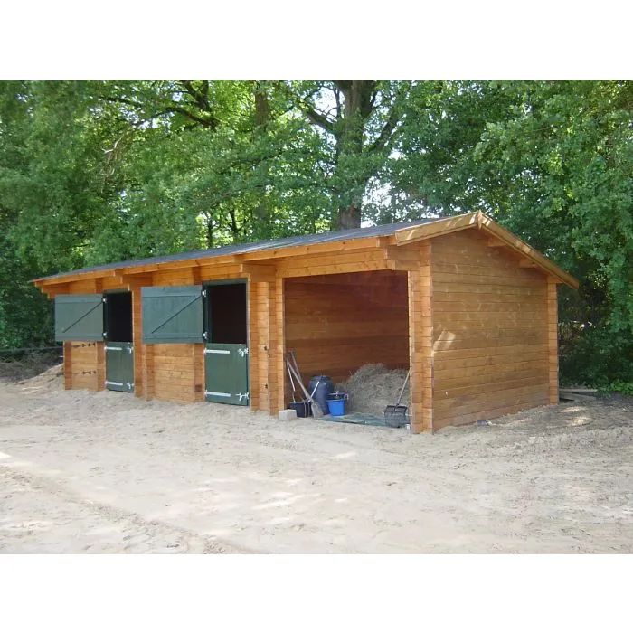 Horse barn triple 10.3x3.8m