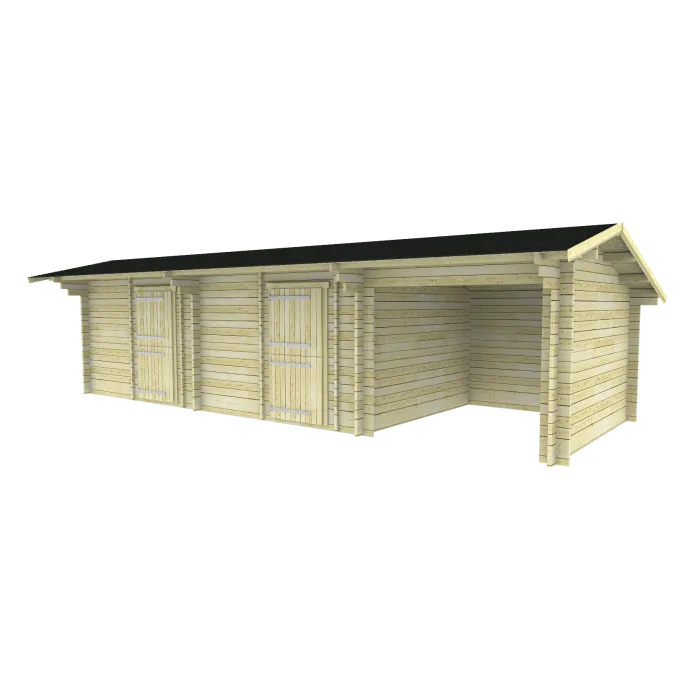 Horse barn triple 10.3x3.8m