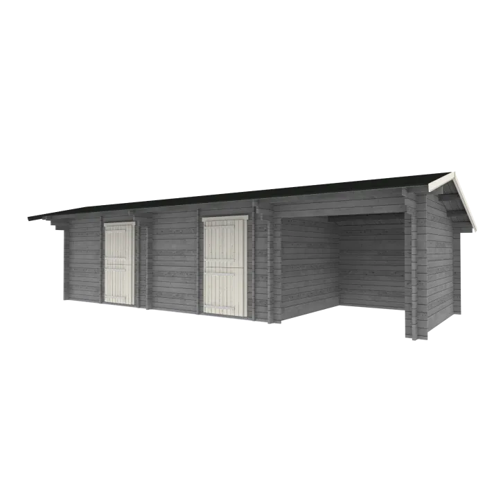 Horse barn triple 10.3x3.8m