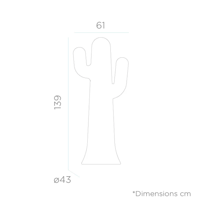 Floor Lamp Cactus design 140x61cm
