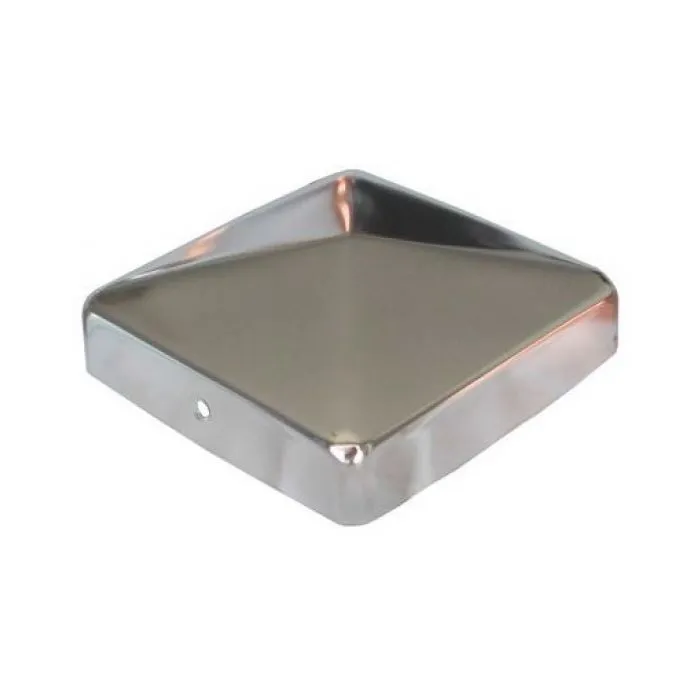Post caps stainless steel 71x71mm