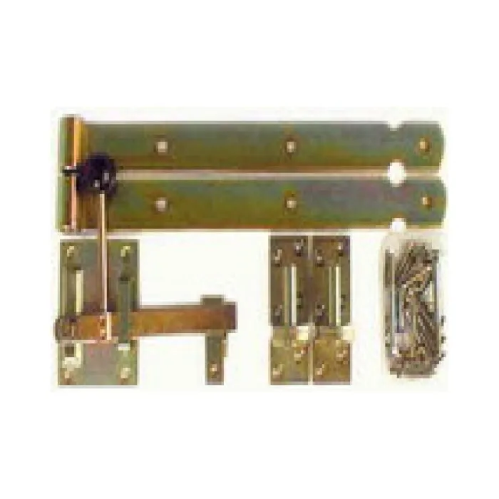 Garden gate set picket fence