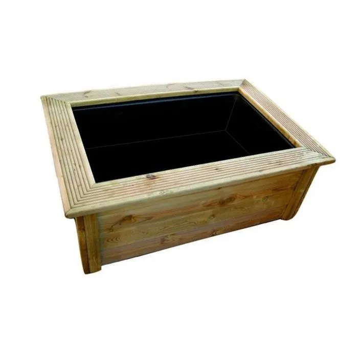 Woodframe preformed pond 147,5x103,5x47,5cm