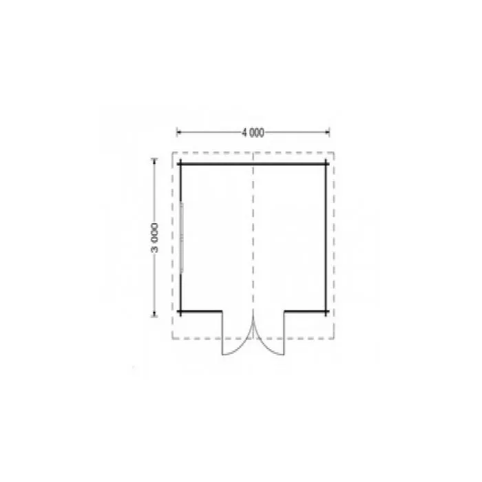 Garden Shed Redbridge 4x3m