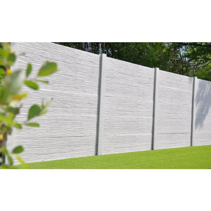 Concrete fence Linestone double sided 200x200cm