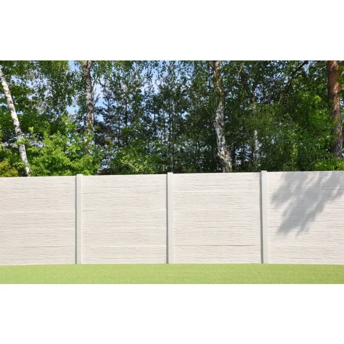 Concrete fence Linestone double sided 200x200cm