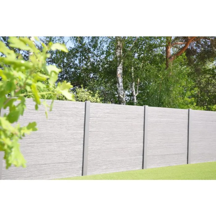 Concrete fence Linestone double sided 200x200cm