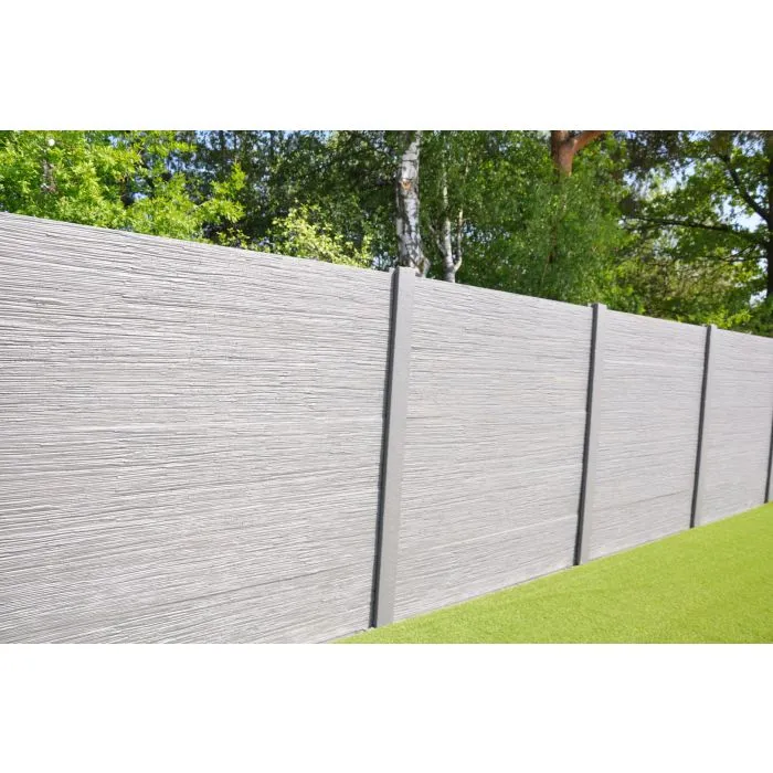 Concrete fence Linestone double sided 200x200cm