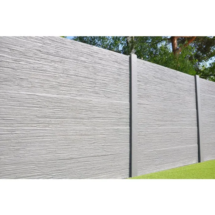 Concrete fence Linestone double sided 200x200cm
