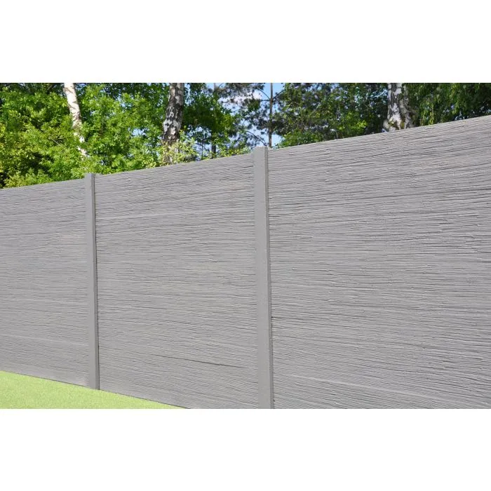 Concrete fence Linestone double sided 200x200cm