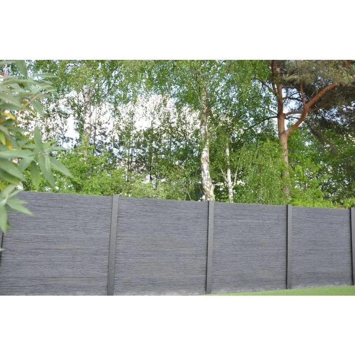 Concrete fence Linestone double sided 200x200cm