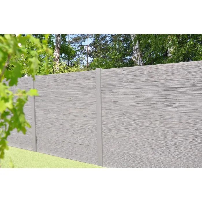 Concrete fence Linestone double sided 200x200cm