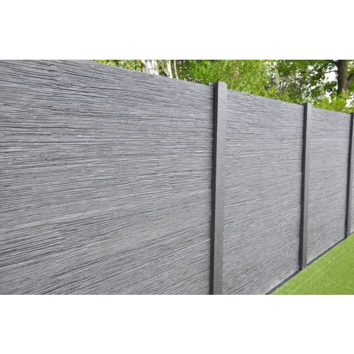 Concrete fence Linestone double sided 200x200cm