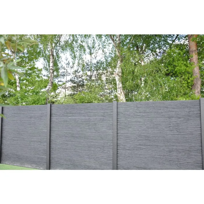Concrete fence Linestone double sided 200x200cm