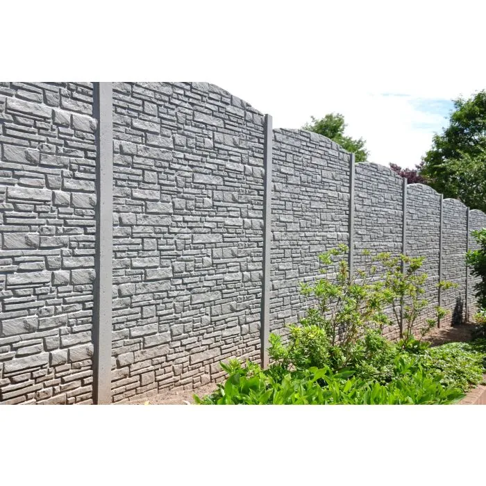 Concrete fence Rusticastone double sided 200x200cm
