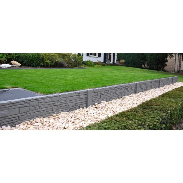 Concrete fence Rusticastone double sided 200x200cm