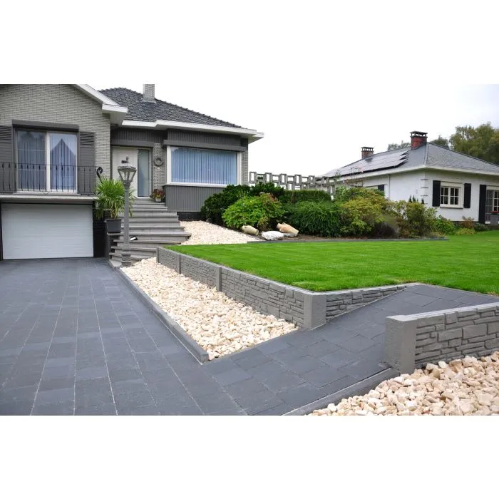 Concrete fence Rusticastone double sided 200x200cm