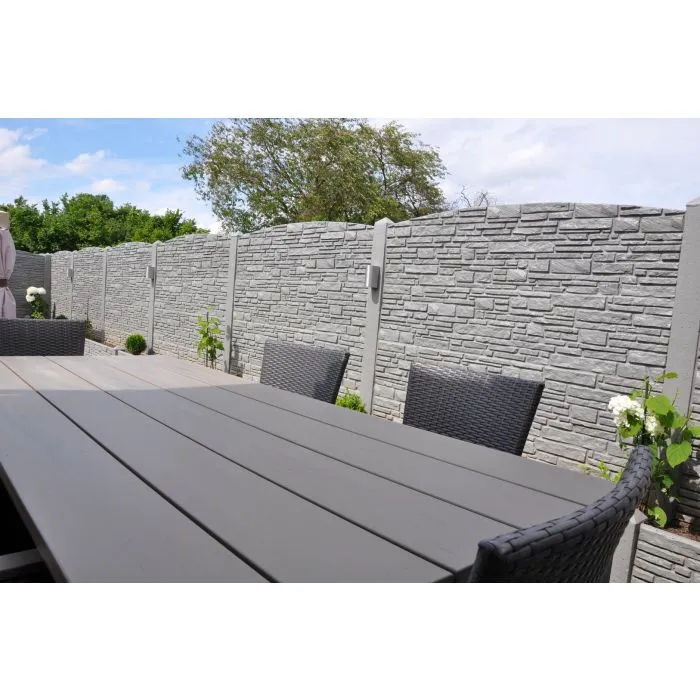 Concrete fence Rusticastone 200x200cm