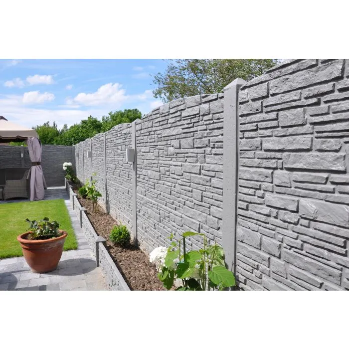 Concrete fence Rusticastone 200x200cm