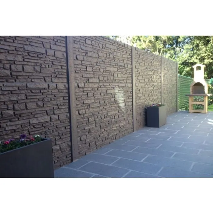 Concrete fence Rusticastone 200x200cm