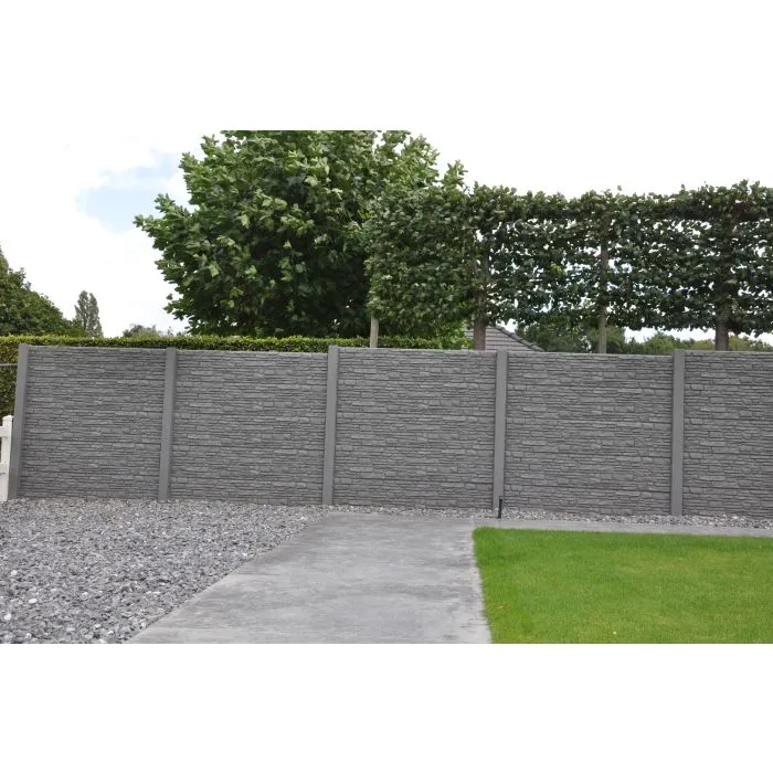 Concrete fence Rusticastone 200x200cm