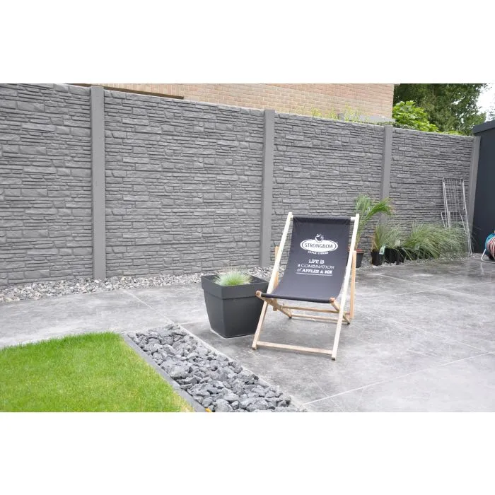 Concrete fence Rusticastone 200x200cm