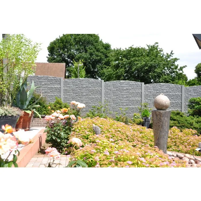 Concrete fence Rusticastone 200x200cm