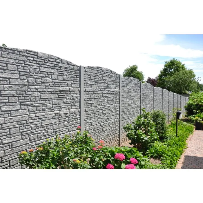 Concrete fence Rusticastone double sided 200x200cm