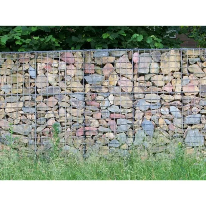 Gabion basket, galvanized, welded 75x50x30cm