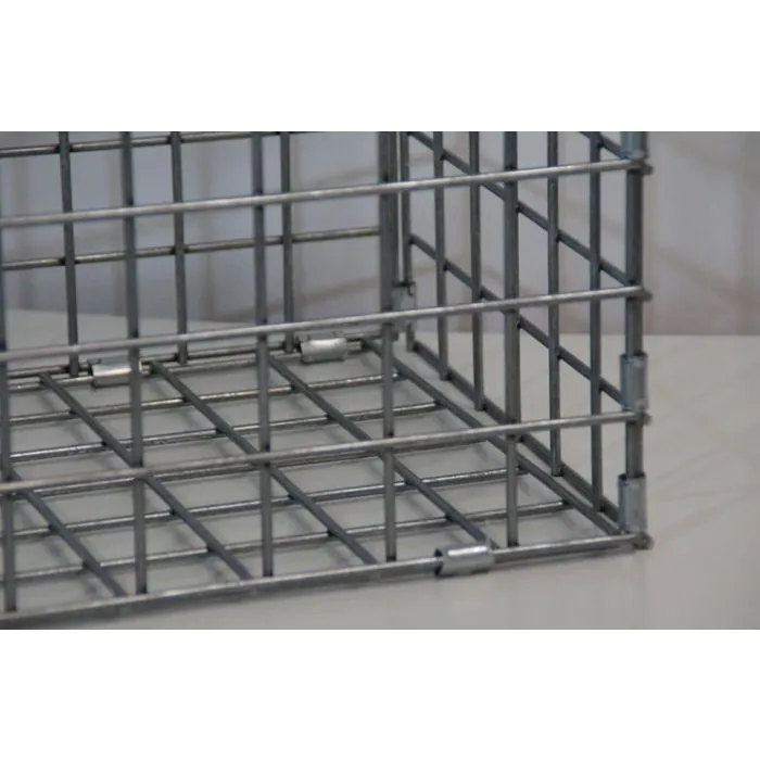 Gabion basket, galvanized, welded 75x50x30cm