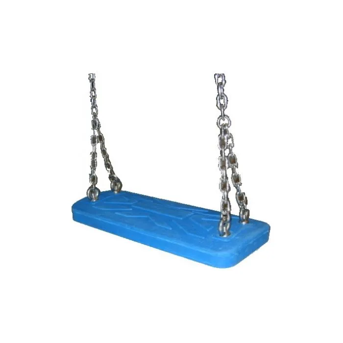 Swing seat blue public playground