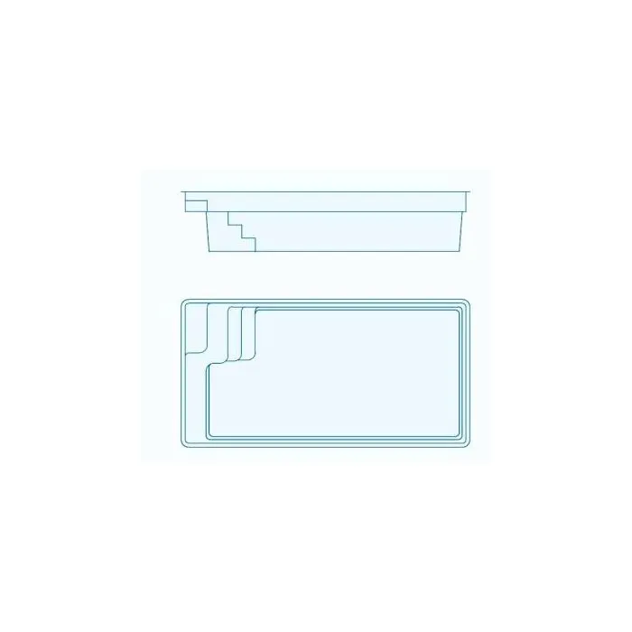 Inground pool 420x240x150cm