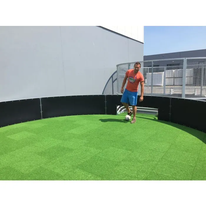 Artificial grass tiles artificial grass green 500x500x65mm