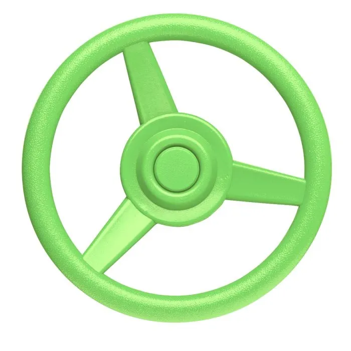 Plastic steering wheel
