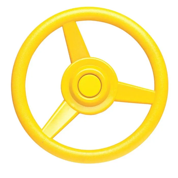 Plastic steering wheel
