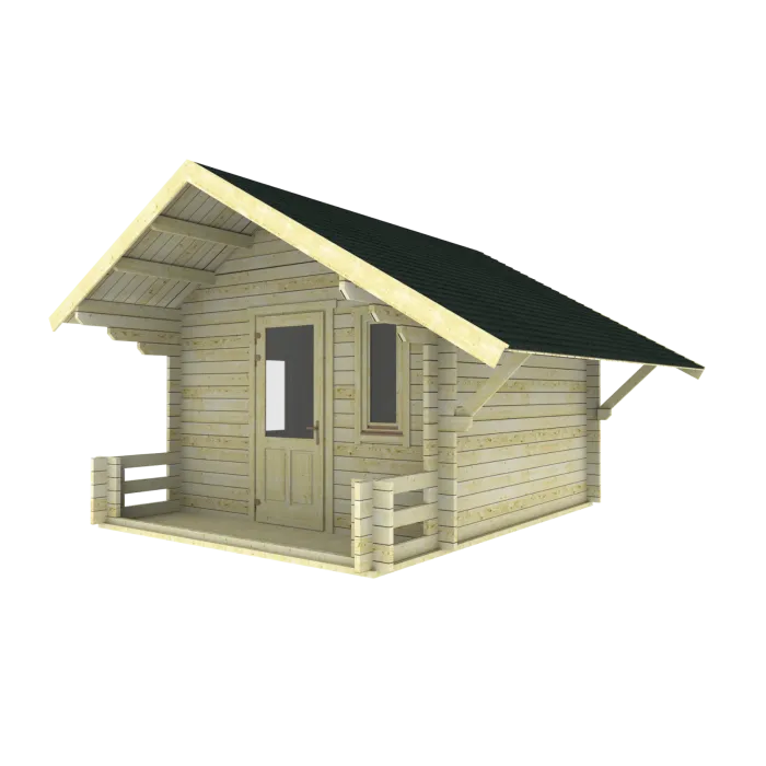 Lodge cabin Goteborg 3.66x3.66m (50mm)