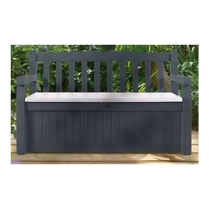 Garden bench garden storage box 140x60x84cm