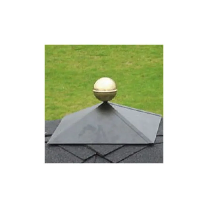 Garden shed roof cap square