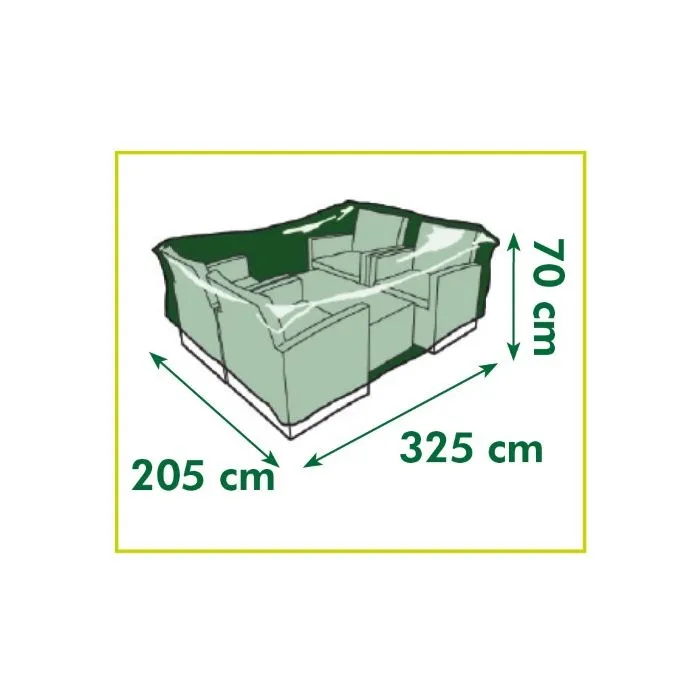 Garden furniture cover for Loungeset 325x205x70cm