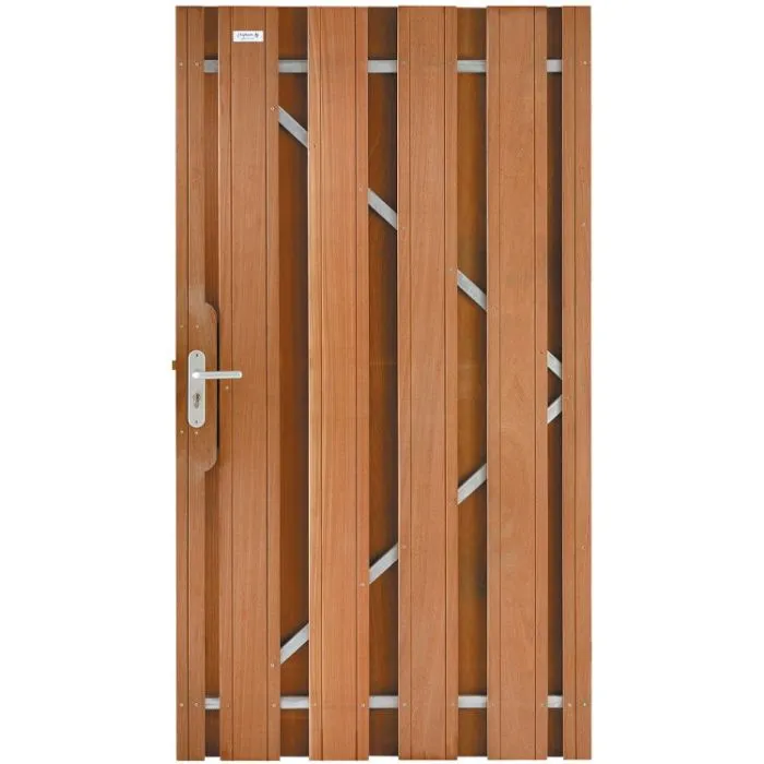 Garden gate hardwood on frame 100x180cm