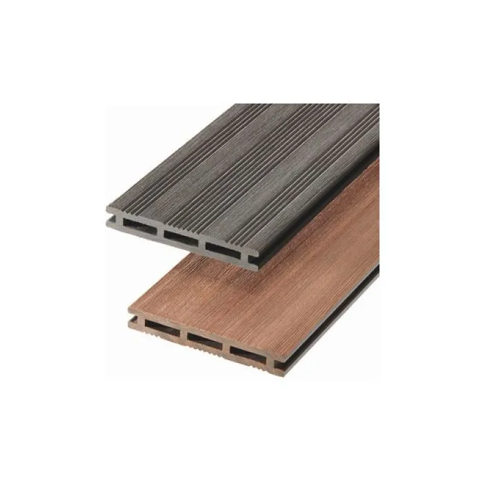 WPC Decking board composite black 400cm (21x145mm)